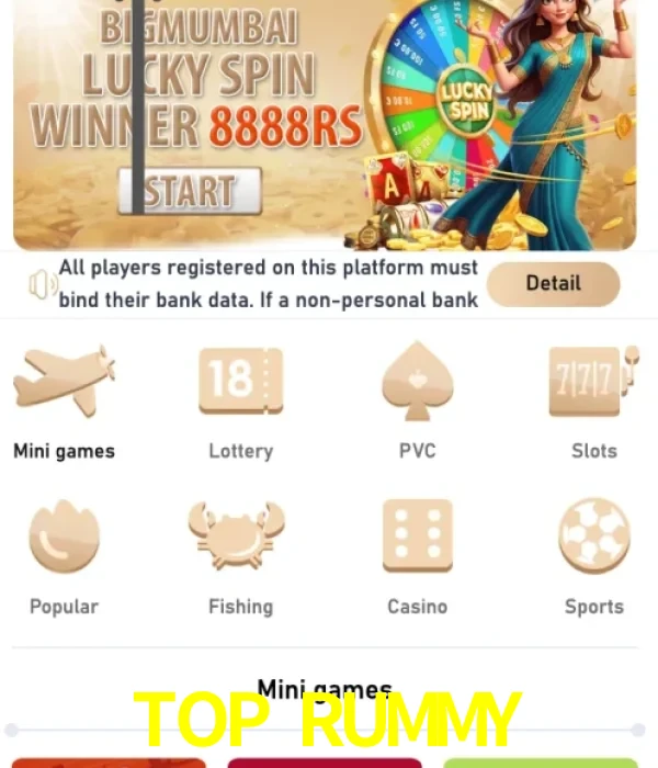 TOP RUMMY login