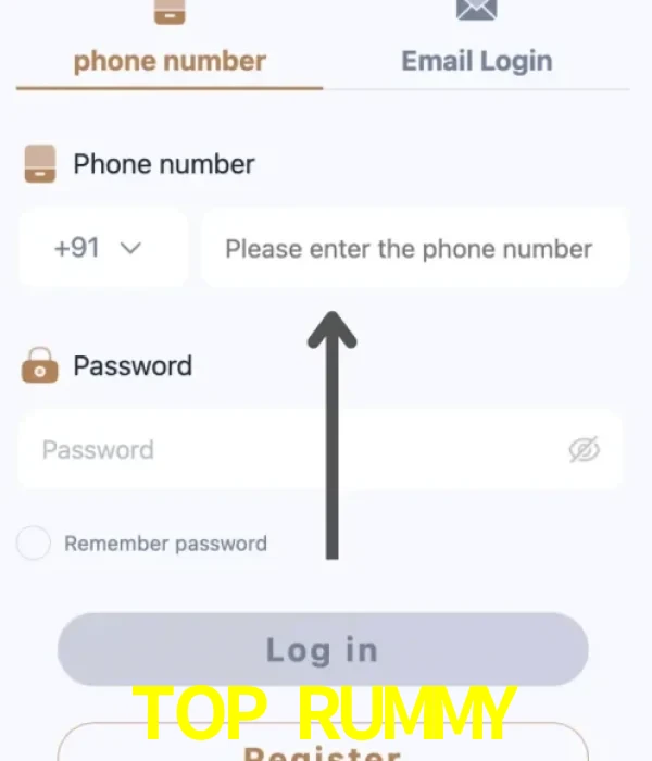 TOP RUMMY login